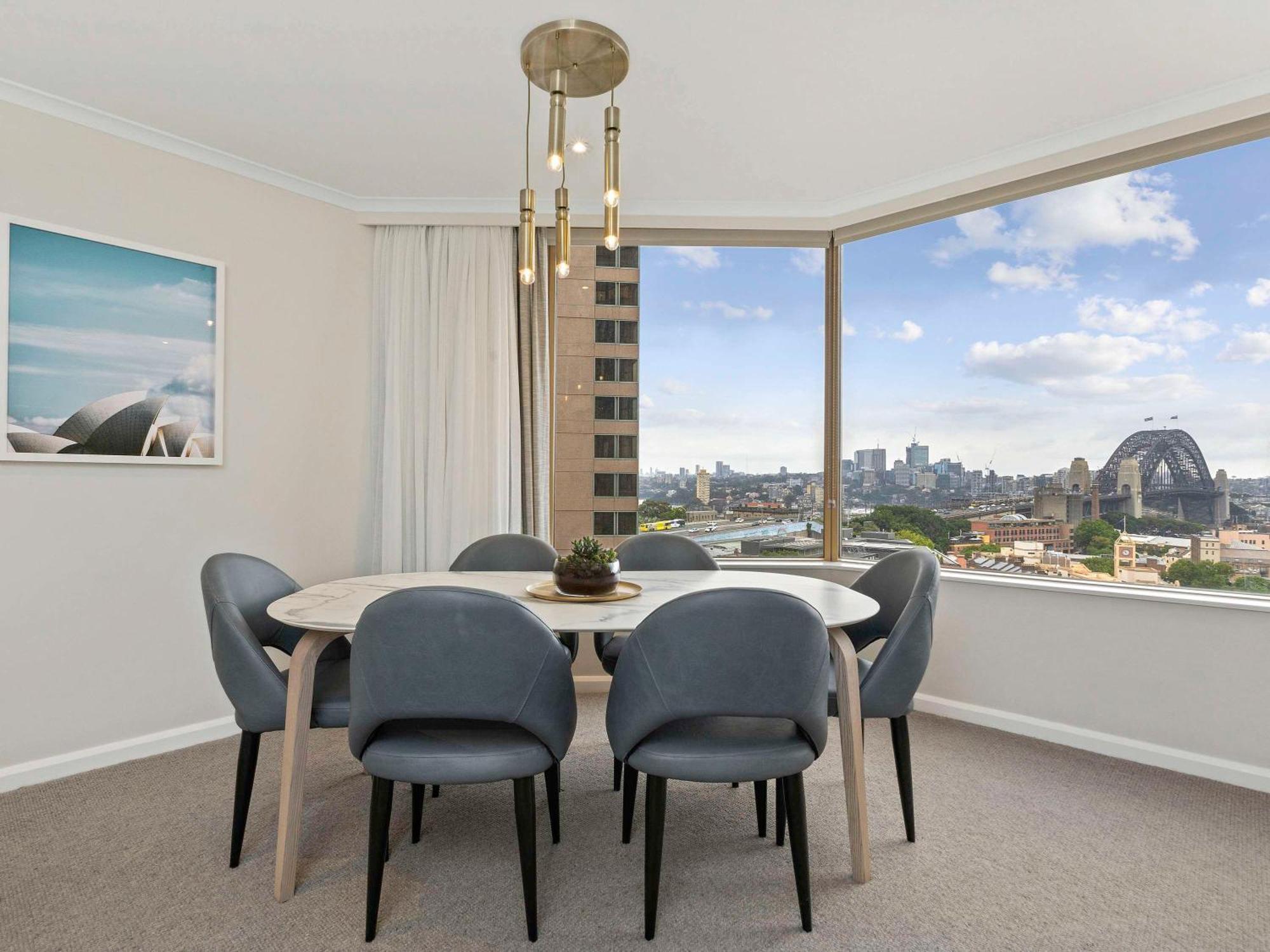 The Sebel Quay West Suites Sidney Dış mekan fotoğraf Dining room